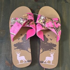 Realtree Pink Camo Women’s Slide Sandals